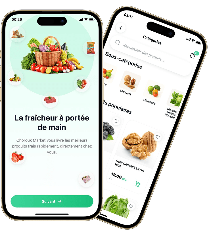 Application Mobile Chorouk Market